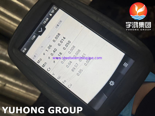ASTM A335 P9 熱交換器用高温合金鋼管 黒色塗装