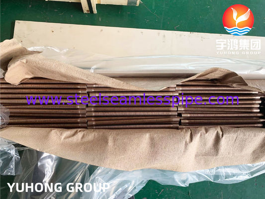 銅合金管 - 低フィンのタイプ,B111 C70600 O61 cu70/ni30 空気冷却用銅合金