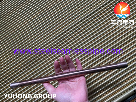銅合金管 - 低フィンのタイプ,B111 C70600 O61 cu70/ni30 空気冷却用銅合金