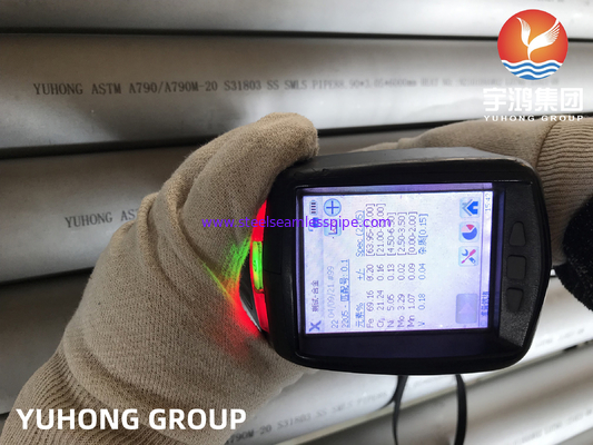 ASTM A790 UNS S32750 （2507の1.4410）、極度の二重ステンレス鋼の管、PREN>40