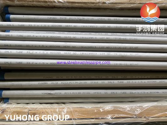 ASTM A213 TP304 1.4301 高温用のシームレスチューブ