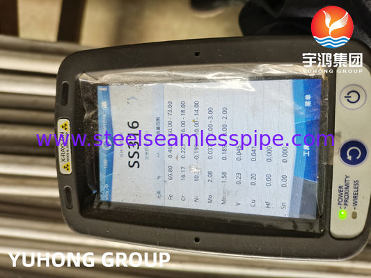 SA213 TP316L (UNS S31603, 1.4404) 熱交換器用Uベンド管、固溶化処理、酸洗・不動態化処理済み