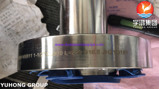Incoloyの鋼鉄Astm B564 N08811 CL900の長い溶接首のフランジ