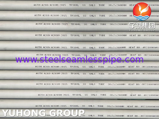 一般的な腐食耐性サービスに使用されるアスタニティックステンレス鋼管 ASTM A269 TP304L