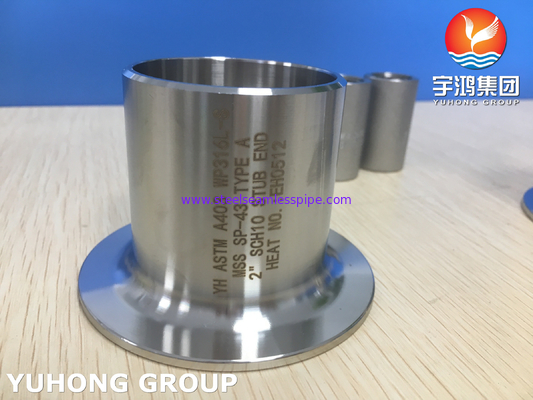 ASTM A403 WP316L-Sの切株の端はBWオイル ガスの石油化学製品の天燃ガスをタイプする