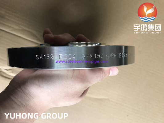 ASME A182 F304/f304L/F316 / F316L 鋼鉄のスライド ステンレス フランジ 溶接 ネック フランジ RF FF