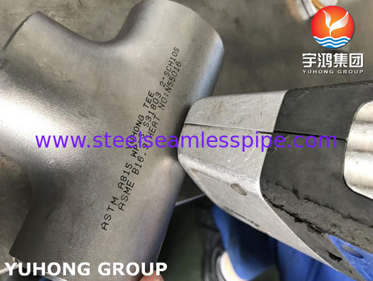 等しいティーASTM A815 S31803 B16.9の熱交換器オイル ガスに合う複式アパート鋼管