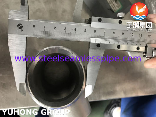 等しいティーASTM A815 S31803 B16.9の熱交換器オイル ガスに合う複式アパート鋼管