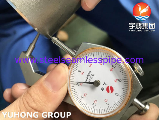 等しいティーASTM A815 S31803 B16.9の熱交換器オイル ガスに合う複式アパート鋼管