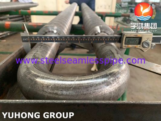 カーボン・スチールU・ベンド 固体フィニングチューブ,高周波溶接フィニングとA106 Gr.Bパイプ