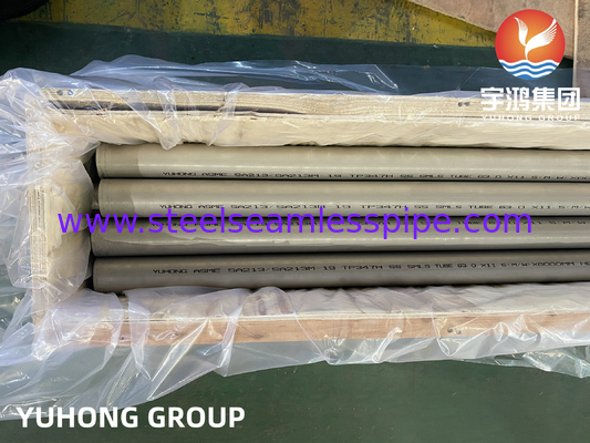 ASME SA213 材料 TP304 / 304L / 316 / 347H 交換熱管 空気冷却管