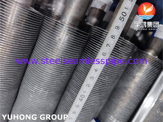 ASTM B163 UNS N08825, Incoloy825 熱交換器用アルミのフィニング付き,外押ししたフィニングチューブ