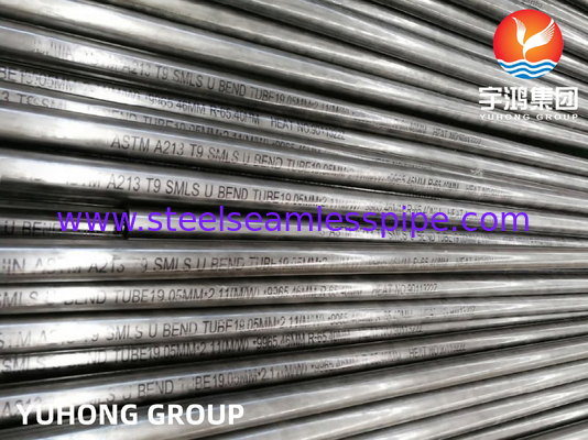 ASTM A213 / ASME SA213 T9 U Bend Tube アルloy Steel シームレス熱交換管