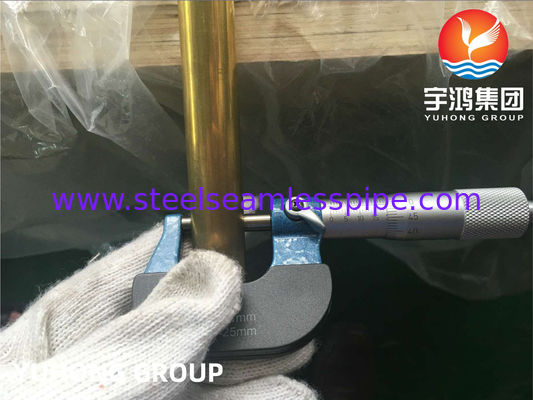ASTM B111 C44300 交換器用シームレス銅ニッケルチューブ