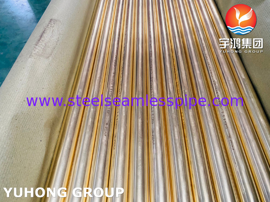 ASME SB111 C44300 / CuZn28Sn1 / CZ111 銅のシームレスコンデンサチューブ