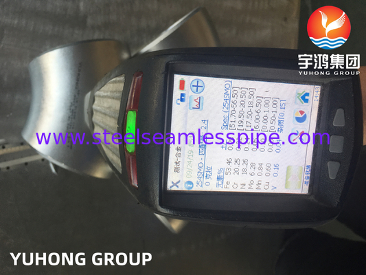 ASTM A403 / ASME SA403 WPS31254 ステンレス・スティール シームレス・フィッティング・エルボウ バットウェルデッド B16.9
