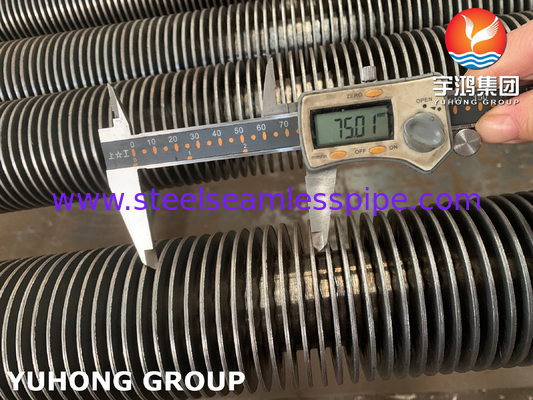 ASTM A106 HF 熱交換器用 溶接 グレード B 炭素鋼 U 折りたたみフィンチューブ