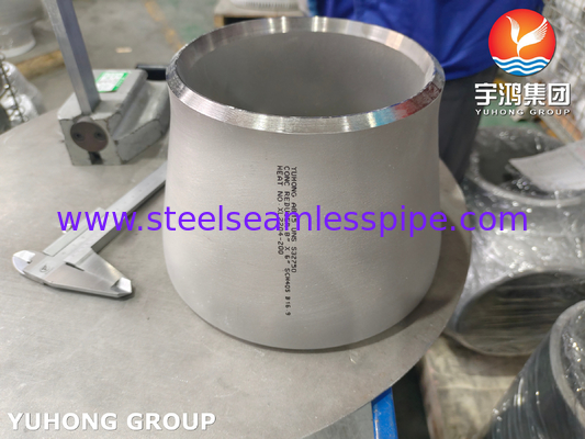 ASTM A815 UNS S32750の極度の複式アパートの鋼管の付属品 2507の減力剤