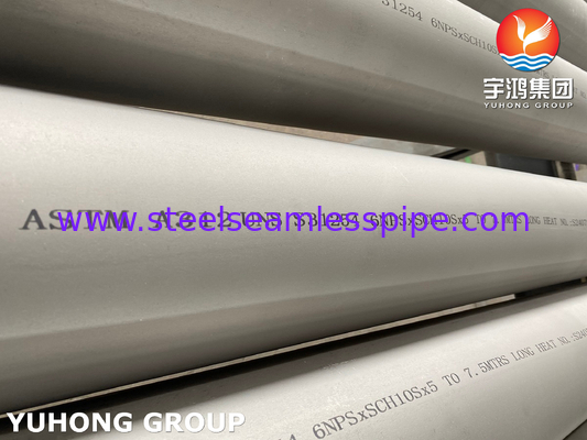 ASTM A312 UNS 31254 シームレス・オーステニティック・ステンレス・スティール・チューブ
