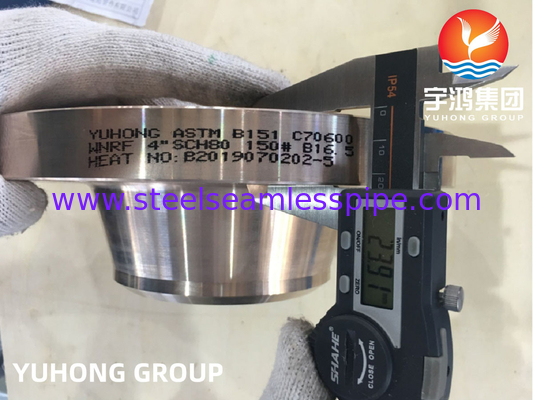 ASTM B151 C70600 銅ニッケル合金 鋳造フレンズ 溶接首 浮き面 B16.5 パイプライン用