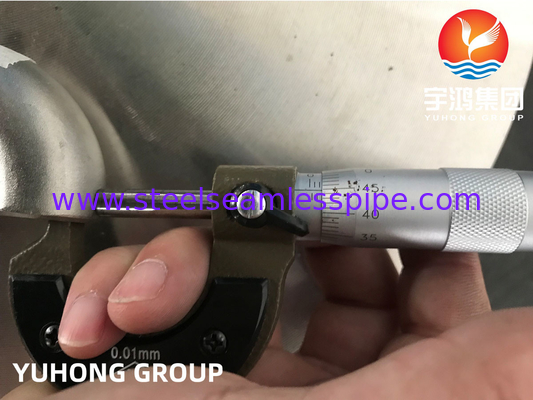 ASTM B366 N06022 ハステロイ C22 2.4602 180度肘合金鋼管フィッティング B16.9