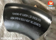 炭素鋼は鋼鉄付属品ASTM A234 WPB-S LRを45/90度のくねり造りました