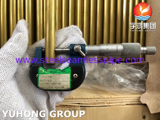 銅合金 銅管 ASTM B111 C44300 C68700 C70600 25.4mm*1.245mm*12995mm コンデンサール エアクーラー ラジエーター