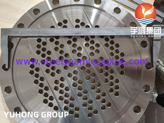 ASTM A182 / ASME SA182 F316L ステンレス・スチール・チューブシート熱交換器部品
