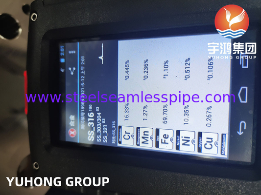 ASTM A182 / ASME SA182 F316L ステンレス・スチール・チューブシート熱交換器部品