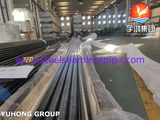 ASTM A179 炭素鋼 無縫 L型 羽根管 空気給湯器用