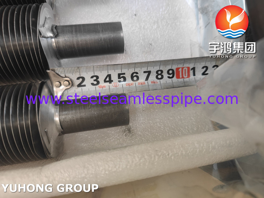 ASTM A179 炭素鋼 無縫 L型 羽根管 空気給湯器用