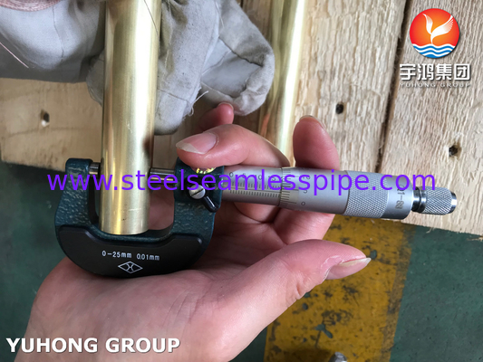 ASTM B111 C44300 熱交換器用銅合金無縫管