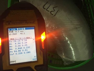 バット溶接付属品、ASTM A815 WP31803/WPS32750/S32760は90度、LR 1つを、2&quot;、3&quot;、4&quot; 6&quot; SCH40 BW B16.9肘で突きます