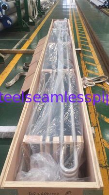 ASTM B444 Gr.2 INCONEL 625熱交換器の塗布100% UT及びと及びHTのための継ぎ目が無いUのくねりの管