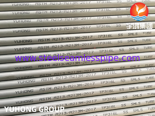 ASME SA213 TP316L 35x2x8000MM 熱交換器用シームレスピクルドボイラーチューブ