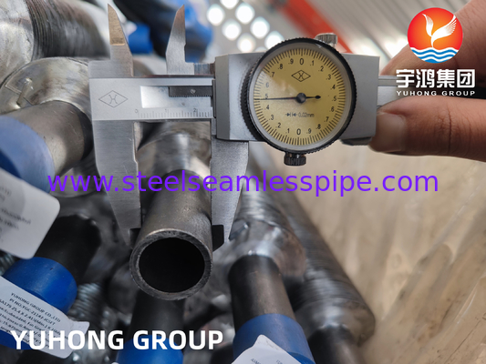 エアクーラー用内蔵型G型フィニングチューブ ASME SA179 無縫炭鋼チューブ