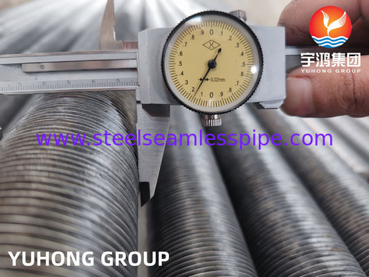 アルミニウムフィン材料と複数のフィンタイプを持つカスタマイズされたフィンチューブ,熱交換器とコンデンサアプリケーション