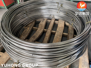 ASTM A269 TP304L TP316L TP316Ti ケーブル産業用 ステンレス鋼の溶接式巻き管