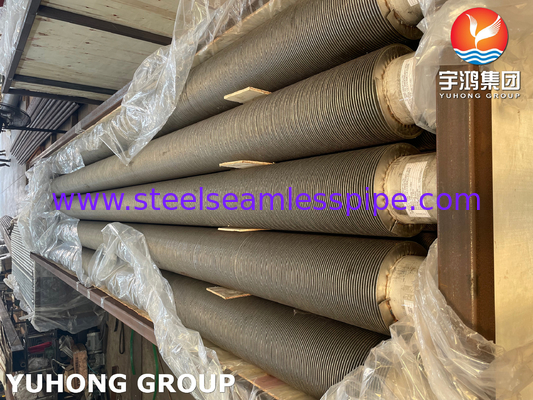 ASTM A376 TP347H S34709 ステンレス鋼 高周波溶接スピラルフィンチューブ