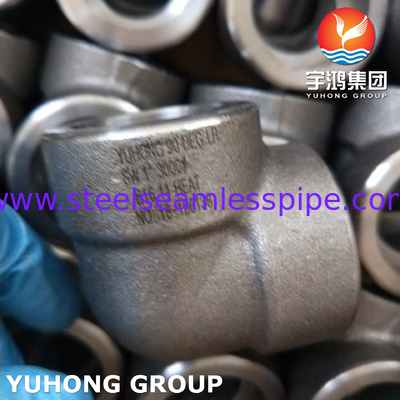 ASTM A105 炭素鋼のフィッティングソケット溶接 90Deg LR肘 3000LBS ASME B16.11