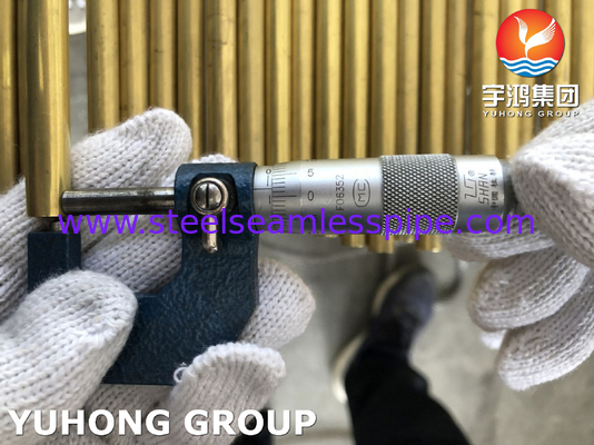 ASTM B111 C68700 アルミニウム銅管 銅合金管 EN 10204/3.1B