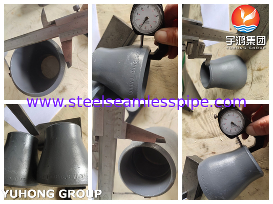 ASME B16.9 ASTM A234 WPB 炭素鋼管のフィッティング ブラックコーティングフィッティング