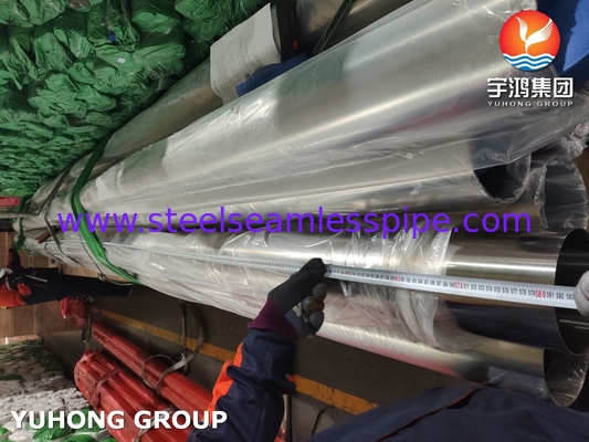 ASME SA270 ASTM A270 ステンレス鋼の溶接管 磨き 320 240 GRIT TP304