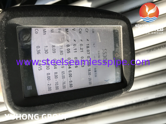 ASME SA312 TP304L オーステナイト系ステンレス鋼シームレスパイプ（熱交換器用）