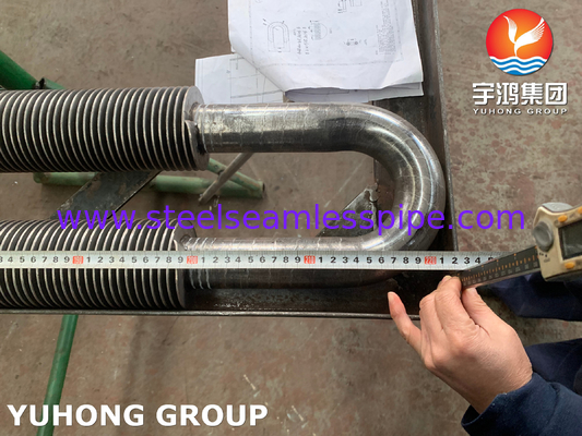 炭素鋼 U Bend HFW フィンネッドチューブ ASTM A106 Gr.B 交換器用