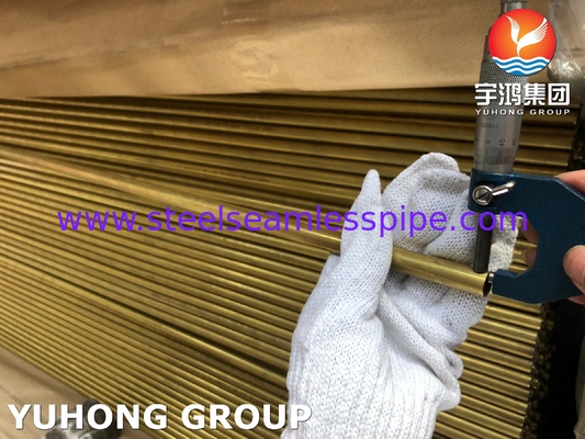 ASTM B111 UNS C68700 CuZn20Al2 オイル・アンド・ガス産業用 アルミ製銅管