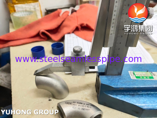 ASTM A403 WP310S-S ステンレス鋼 90度半径長肘
