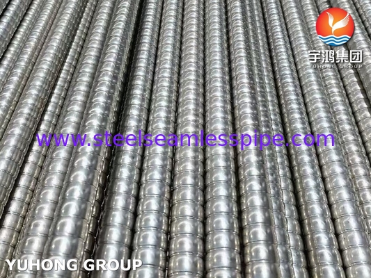 ASTM A213 TP304 ステンレス鋼の波紋管 強化された熱伝送管