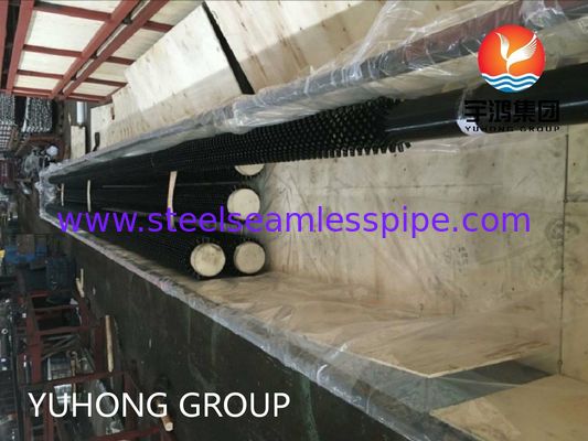 砂吹き卵状チューブ形 ASTM A335 P9 高周波溶接用 詰め物付きフィニングチューブ