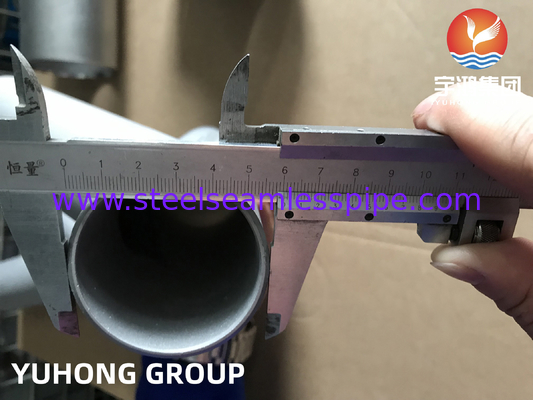 ASTM A815 UNS S31803 デュプレックス鋼管接続器 45度Y横断